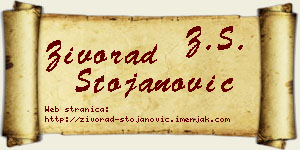 Živorad Stojanović vizit kartica